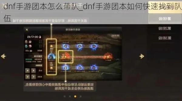 dnf手游团本在哪里-DNF手游团本位置详解